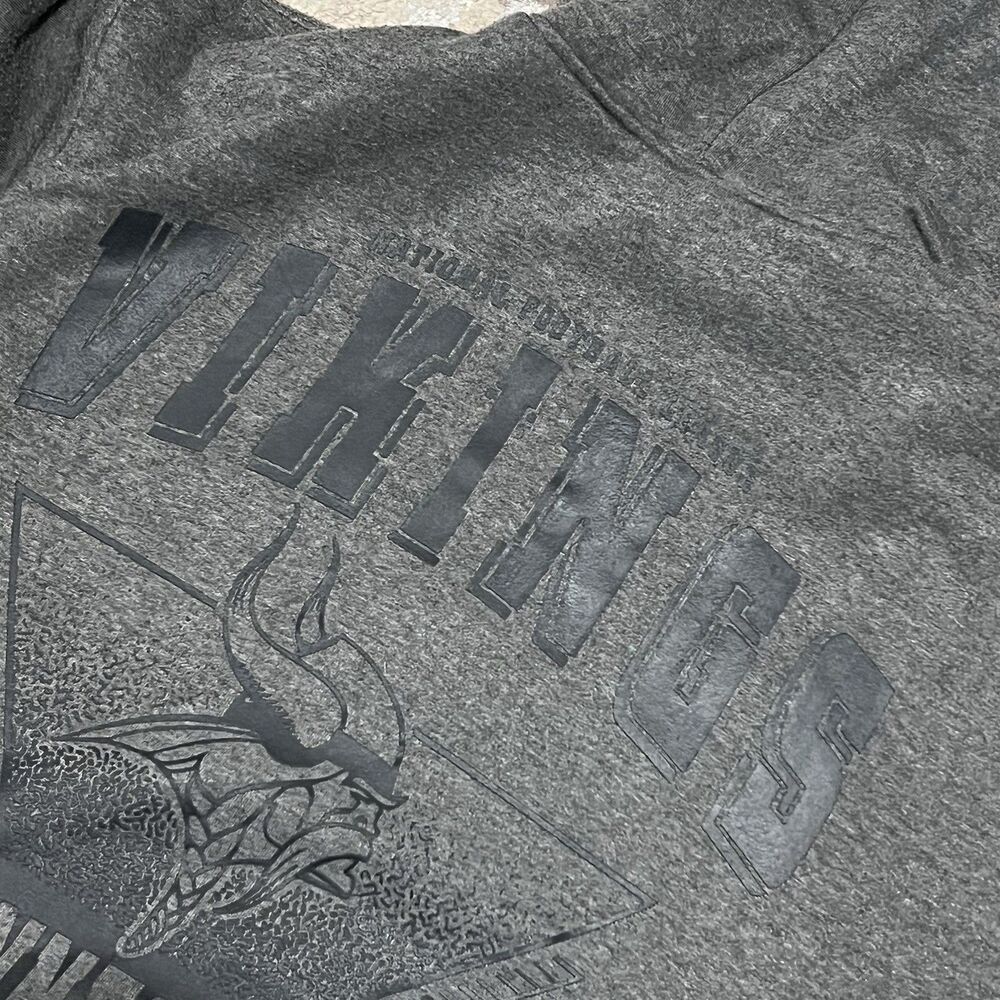 Vintage Minnesota Vikings Reversible Hooded Jacket 2XL Purple/Gray GIII NFL Logo - Picture 15 of 16